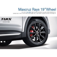 TUIX RAYS 19 WHEEL BLACK SET HYUNDAI SANTA FE / GRAND / MAXCRUZE 2012-15 MNR